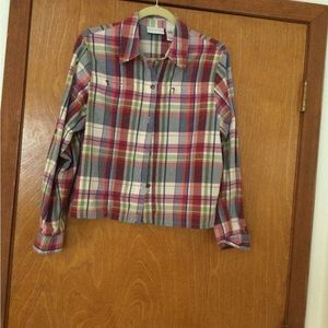 Plaid blouse